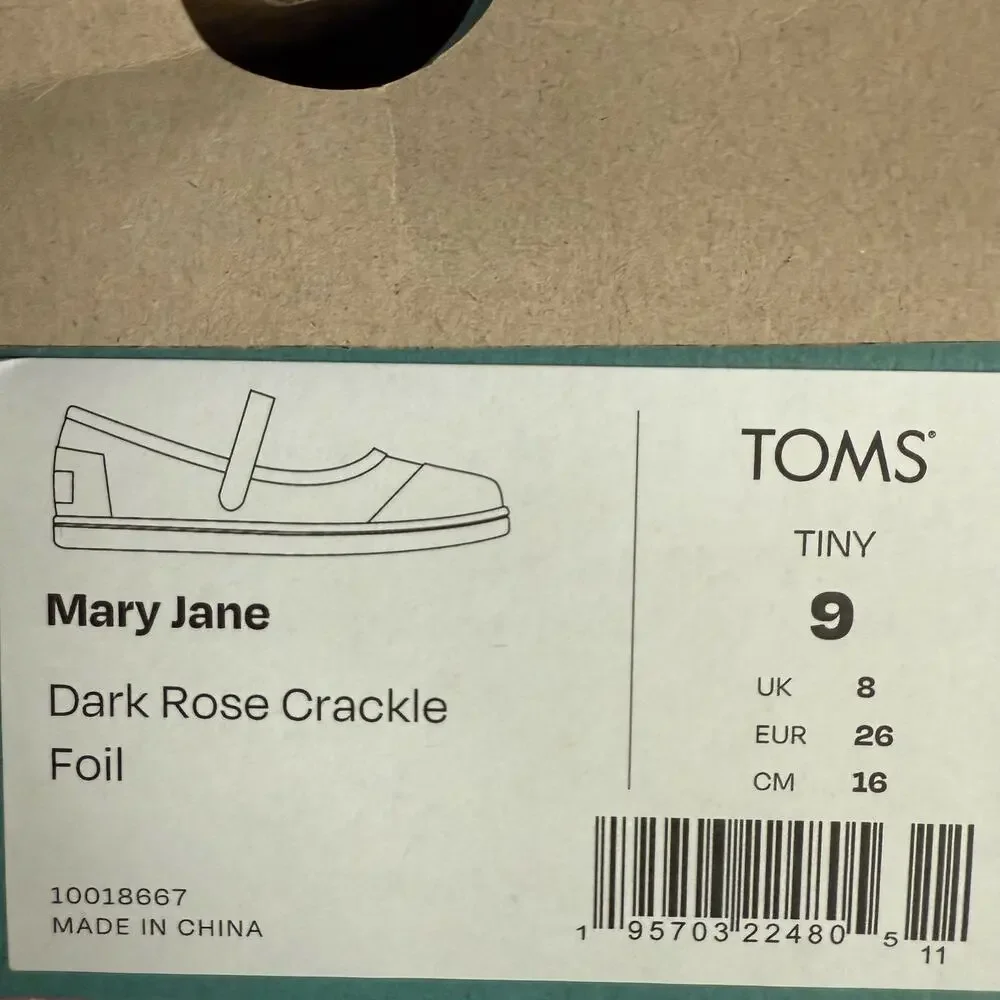 toms mary‎ jane shoes 9C